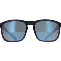 Serengeti Men's Rectangle Matte Crystal Dark Grey Mineral Polarized 555nm Blue Carson