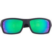O'Neill Men's Wrap Matte Navy Green Mirror Polarized ONS Barrel 2.0 in Blue