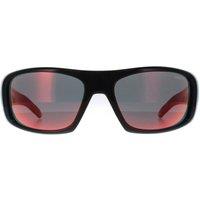 Arnette Men's Rectangle Black Orange Hot Shot AN4182