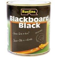Rustins Blackboard Black Paint 250ml