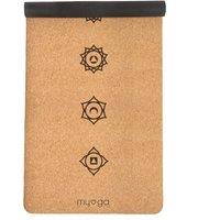 Myga Extra Large Chakra Cork Mat in Brown | Size: XL