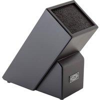 Stellar Knife Accessories, Universal Knife Block, Black in Metallic Silver