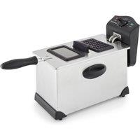 Morphy Richards 3.5L Clear View Deep Fat Fryer in Silver