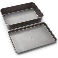 Morphy Richards Oven Tray & Roasting Tin Set in Grey