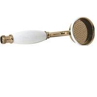 Balterley Large Traditional Shower Handset Brushed Brass in Metallics