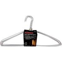SupaHome Drip Dry Coat Hangers (Pack Of 8) in White