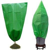 KDMD Heavy Duty Frost Protection Fleece Plant Cover 80x100cm 30gsm in Green | Size: 80x100 cm