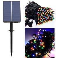 KDMD Solar 300 LED Rainbow Multicolor Fairy Lights String 30m