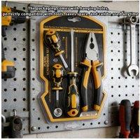 KDMD Pliers Screwdriver Tool Set DIY Repair Crafting Kit Case in Yellow