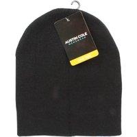 KDMD Unisex Winter Knit Beanie Hat Warm One Size Black Knit Cap