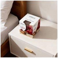KDMD Apple Cinnamon Glass Jar Scented Candle Long Lasting Gift in Red