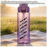 KDMD Leakproof BPA Free Plastic Water Bottle 24cm Gym Sports in Purple
