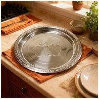 KDMD 21 Inch Stainless Steel Serving Platter Mirror Finish 55 cm in Silver
