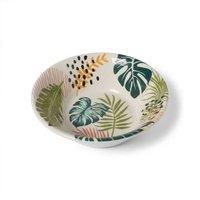 KDMD Plastic Bowl 17cm 173g Assorted Flower Design Kitchen Storage