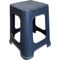 KDMD Large Plastic Rattan Backless Stool 28x28x46cm Random Colors | Size: 28 x 28 x 46 cm