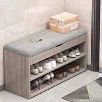 FORGEVIO Foldable Storage Box Camping Table Collapsible in White