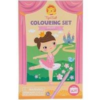 Tiger Tribe Ballet Colouring Set & Drawing Set