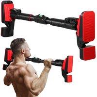 SPETLEK Pull Up Bar Doorway Exercise Bar Training Fitness Strength in Black | Size: 0-12 m