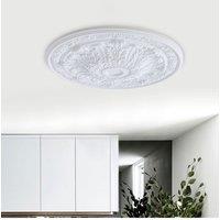 Living and Home 29" Ornate Polyurethane Ceiling Medallion in White