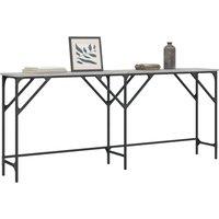 Berkfield Home Console Table Grey Sonoma 180x29x75 cm Engineered Wood | Size: 180 x 29 x 75 cm