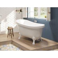 Vente-unique Retro Freestanding Bathtub With White Lion Feet - 145 X 74 X 77 Cm