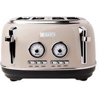 Haden Jersey Putty 4 Slice Toaster in Beige