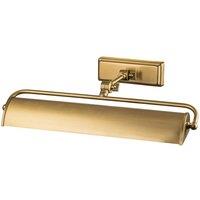 Netlighting Winchfield 2 Light Medium Picture Light Aged Brass in Gold