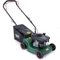 Webb 131cc Petrol Lawn Mower 39cm in Green | Size: 1 Pack