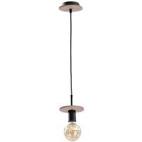 Netlighting Saturn Slim Pendant Ceiling Light Natural Black 12cm 1x E27