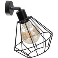 Netlighting Foskal Wall Lamp Black 20cm 1x E27