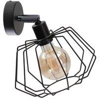 Netlighting Luna Wall Lamp Black 25cm 1x E27