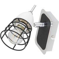 Netlighting Sky Single Spotlight White Black 12cm 1x E14