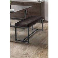 Julian Bowen Brooklyn 2 Seater Upholstered Dining Bench in Charcoal