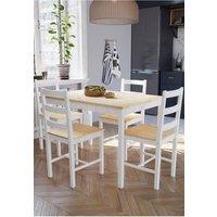 Home Discount Vida Designs Yorkshire 4 Seater Dining Set Solid Pine Furniture