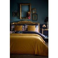 Laurence Llewelyn-Bowen 'Siena' Quilted Velvet Bedspread in Yellow
