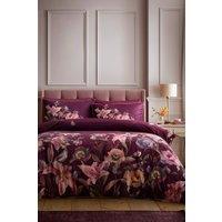 Soiree 'Tatiana' Velvet Duvet Cover Set in Plum | Size: King