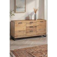 Julian Bowen Brooklyn 2 Door 3 Drawer Sideboard in Light Oak