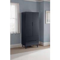 Julian Bowen Alicia 2 Door 2 Drawer Wardrobe in Black