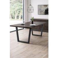 Julian Bowen Brooklyn Rectangular 4-6 Seater Dining Table in Dark Brown