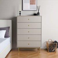 Home Garden Direct Devon - Large Chest of Drawers - Grey
