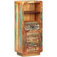 Berkfield Home Highboard 45x32x110 cm Solid Reclaimed Wood | Size: 45 x 32 x 110 cm