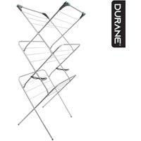 KDMD Durane Mistral 3 Tier Clothes Airer Freestanding Dryer Rack in Silver