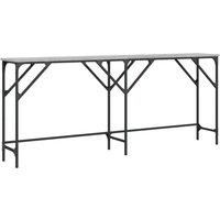 Berkfield Home Console Table Grey Sonoma 180x29x75 cm Engineered Wood | Size: 180 x 29 x 75 cm