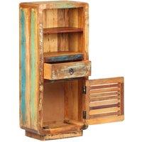 Berkfield Home Highboard 45x32x110 cm Solid Reclaimed Wood | Size: 45 x 32 x 110 cm