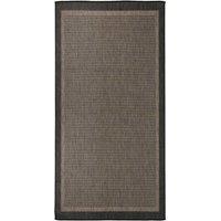 Berkfield Home Outdoor Flatweave Rug 100x200 cm Dark Brown | Size: Medium