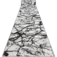 RugsX Bcf Morad Runner in Grey | Size: 100 cm x 470 cm