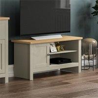 SPETLEK TV Cabinet Stand Unit Sideboard Entertainment 1 Door Grey white | Size: 0.6m2