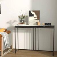 EONLION Console Table 120cm Narrow Entryway Table in Black | Size: 100 cm