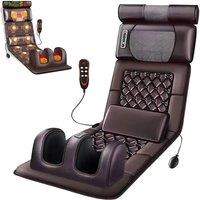 SPETLEK Relaxing Pain Relief 4D Heated Massage Mat in Dark Brown