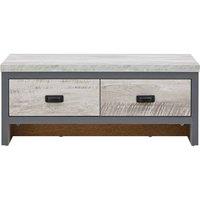 FORGEVIO Grey 2 Drawer Multi Room Coffee Table